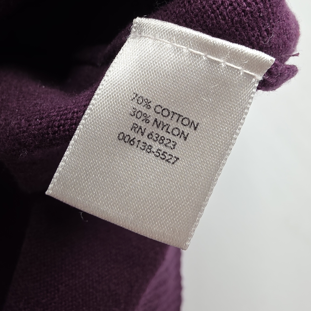 CJ Banks 0X Rich Purple Button-Up Cardigan Soft Cozy Bz0394 - Picture 6 of 9